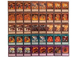 YUGIOH Volcanic Deck Complete 40 - Cards - $24.70