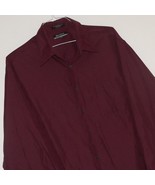 MEN&#39;S XLT BRANDINI DRESS SHIRT ~ BURGUNDY ~ VGC ~ LONG SLEEVES / BUTTON UP - $23.75 CAD