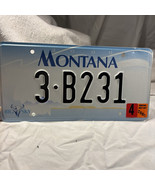 Vintage Montana - Big Sky US Car License Number Plate 3-B231 Man Cave Ya... - $26.99