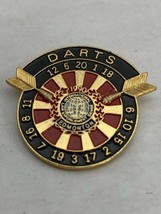 Darts Edmonton International Law Enforcement Games 1990 Lapel Police Pin - $24.75