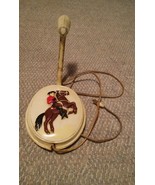 VTG LA Goodman Wall Lamp Light Cowboy on Horse Art Deco - £39.88 GBP