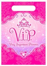 Hallmark Disney Princess VIP Treat Bags Pack of 8 Guests Will Feel Like Royalty - £3.37 GBP