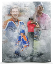 Tiger Woods / Wayne Gretzky Autographed 16&quot; x 20&quot; Photograph UDA LE 100 - £2,115.24 GBP