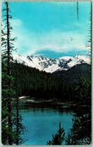 Mount Evans Echo Lake Denver Colorado CO Chrome Postcard H9 - £2.29 GBP