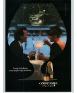 1991 Courvoisier Cognac Vintage Print Ad Christmas Gift Over Ice Skating... - £8.30 GBP