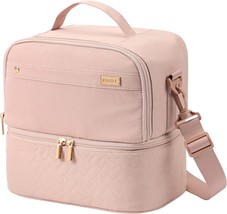 Lunch Bag for Women Insulated Two Separate Compartments Lunch Box with Adjustabl - £31.52 GBP