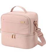 Lunch Bag for Women Insulated Two Separate Compartments Lunch Box with A... - £31.74 GBP