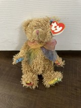 Ty Beanie Babies Attic Treasures Carmichael The Bear Plush Stuffed Anima... - $10.77