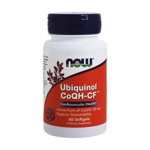 NOW Foods Ubiquinol CoQH-CF 50 mg., 60 Softgels - £17.14 GBP