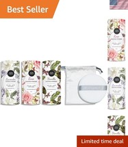 Natural Talc-Free Body Powder Gift Set: Hydrates, Deodorizes &amp; Soothes Skin - $74.99