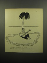 1957 Cartoon by Otto Soglow - The music goes &#39;round and around  - £14.78 GBP