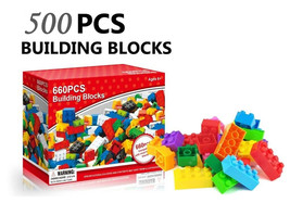 500 Pieces Building Blocks Children Diy Creative Bricks Educational Toy ... - £24.27 GBP