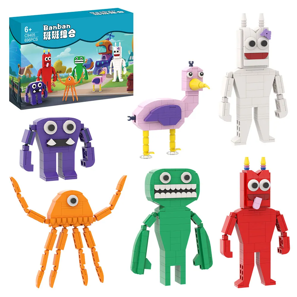 Upgrade Big Garten Of Banban Kindergarten Figure Building Block Model Set - £50.63 GBP