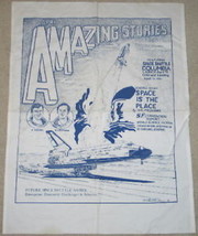 1985 World Science Fiction Con Australia Amazing Stories Wall Hanging Banner - £104.33 GBP