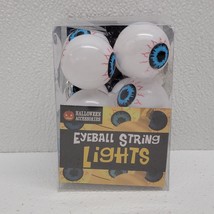 Halloween 10 Eyeball String Lights Battery Operated - New! - $13.45