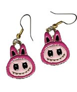 Creepy Cute FUFU MONSTER BUNNY Funky EARRINGS Fang Smile Charm Novelty J... - €5,85 EUR