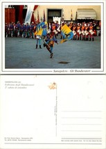 Italy Tuscany Sansepolcro Flag-Wavers Performance 2nd Saturday Sept VTG Postcard - £7.38 GBP