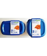 Surefresh Reusable Single Portion Containers BPA Free Plastic 8.5-9.5 Oz... - $3.49