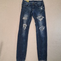 Machine Jeans Size 5 USA 28 Womens Skinny Jeans Distressed - £7.94 GBP