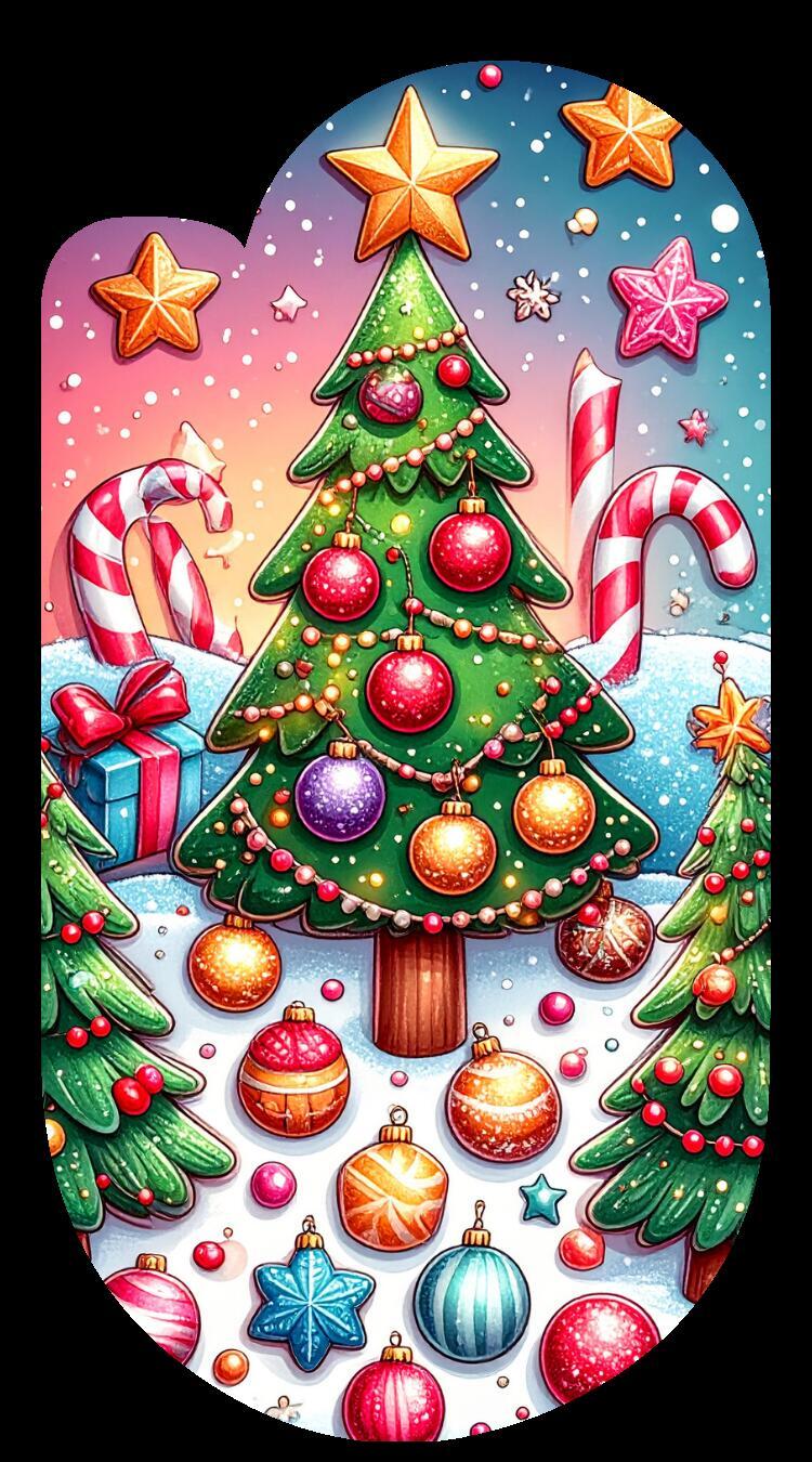 Winter Christmas Paperclip Design Clipart 100 PNG Digital Download Bundle vol 8 Item image 8