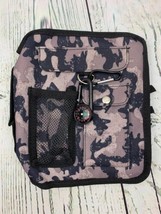 Grey Camo Bible Cover for Men with Compass Carabiner Camouflage Book Covers - $23.75