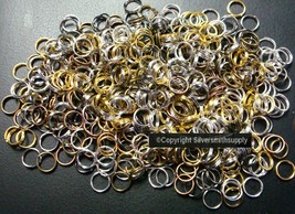 7mm split ring clasps 5 color platd finishes split ring jump rings 500pc FPC029C - £6.97 GBP