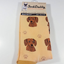 Dachshund Dog Socks Doxie Fun Novelty Dress Casual Unisex SOX Sock Daddy - £9.49 GBP