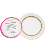 Floral Waterproof Tape Clear 1/2 X 180 Roll Adheres Glass Ceramic Plasti... - $19.09 CAD