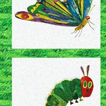 Chompy Caterpillar Kids Quilt Panel - 100% Cotton by MAK138 - $38.56