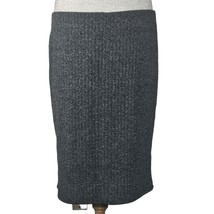 Dark Gray Knit Knee Length Skirt Size 1X - $24.75