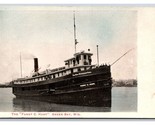 Steamer Fanny C Hart Green Bay Wisconsin WI UNP UDB Postcard V6 - £15.78 GBP