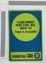 Narradores peruanos del siglo XX - $138.15 CAD