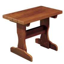 CEDAR END TABLE - Amish Handmade Outdoor Patio Furniture - $289.97