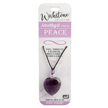 Wishstone Collection Amethyst Heart Pendant - £15.70 GBP