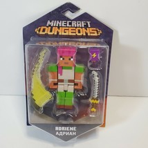 Minecraft Dungeons ADRIENE Figure Accessories Mojang Sword Girl Discontinued - £8.02 GBP