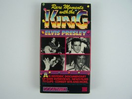 Elvis Presley - Rare Moments With the King VHS Video Tape - £7.78 GBP