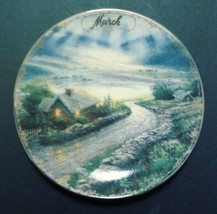 Limited Edition Collector&#39;s Plate By Thomas Kinkade &quot;March-Emerald Isle ... - $24.70