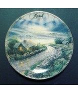 Limited Edition Collector&#39;s Plate By Thomas Kinkade &quot;March-Emerald Isle ... - £19.51 GBP