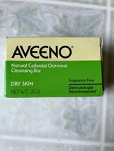 RARE NEW VTG 2 x Aveeno bar Natural Colloidal Oatmeal Cleansing Bar Aveeno 1980s - £21.99 GBP