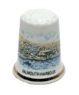 Falmouth Harbour Cornwall Bone China Souvenir Collectors Thimble - £8.08 GBP
