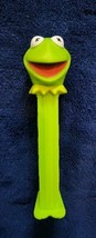 PEZ:  KERMIT THE FROG ~Green Stem w/Feet ~ Patent 7.5 ~ China  - $37.45 MXN