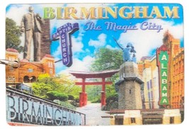Birmingham The Magic City Double Sided 3D Key Chain - $6.99