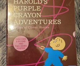 Harold&#39;s Purple Crayon Adventures: A Box Of Classic Stories - 6 Book Box Set - £52.62 GBP