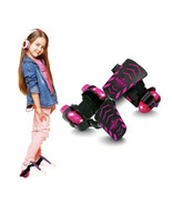 New Madd Gear Rollers Light Up Heel Roller Skates Pink Free Ship - $29.94