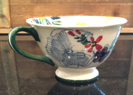 Anthropologie Estudio Flores Sissinghurst Castle 10oz. Footed Coffee Tea Mug Cup - £19.56 GBP