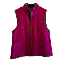 Stormy Kromer Vest The Ida Outfitter Pink Wool Blend Full Zip Small/Medium - £23.60 GBP