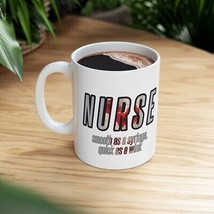 Smooth As A Syringe Funny White Ceramic Nurse Mug 11oz | Nurse Gift | Co... - £8.65 GBP