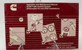 1999 Cummins ICON Idle Control Sys Aftermarket Operation and Maintenance... - $13.25