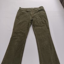 Old Navy RN#54023 Women’s Green Corduroy Cotton Blend Trouser Pants Sz 6 (28×29) image 14