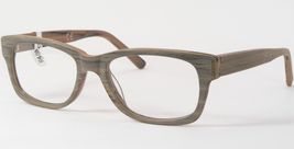 Valmassoi VL-257 06 Marron Clair W / Vert Teinte Unique Rare Lunettes 53 19 - $95.78